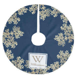 Jupon De Sapin En Polyester Brossé Moderne Taupe Flower Buts & Nom de famille