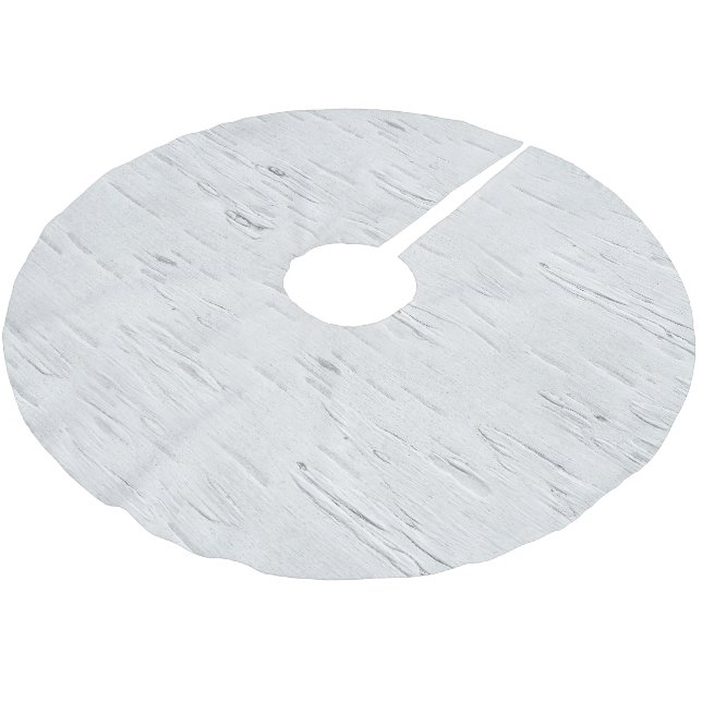 Jupon De Sapin En Polyester Brossé Motif Birch Tree (Angle)