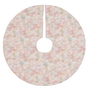 Jupon De Sapin En Polyester Brossé Motif de blob aquarelle