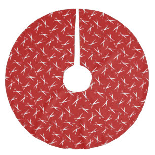 Jupon De Sapin En Polyester Brossé Motif de coiffeur de ciseaux