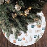 Jupon De Sapin En Polyester Brossé Motif de Noël coloré tendance | Aquarelle<br><div class="desc">Ce design est disponible sur une variété de produits, ce qui permet de trouver facilement l'article parfait pour vos besoins. Des ornements aux cartes de voeux en passant par la décoration et les vêtements de maison, vous pourrez jeter un coup d'oeil aux halls et répandre l'esprit de vacances dans le...</div>