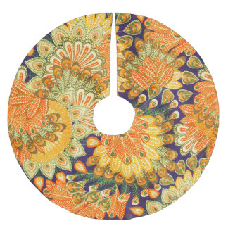 Jupon De Sapin En Polyester Brossé motif de tissu vintage : texture de gros plan.