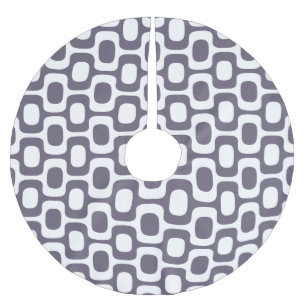 Jupon De Sapin En Polyester Brossé Motif de trottoir d'Ipanema, Motif de plage, Brési
