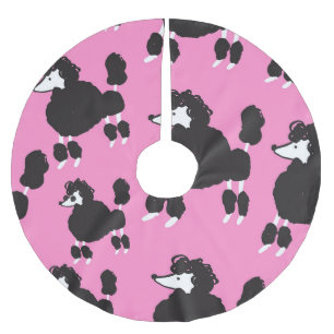 Jupon De Sapin En Polyester Brossé Motif d'illustration vintage.