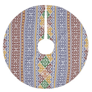 Jupon De Sapin En Polyester Brossé motif ethnique élégant