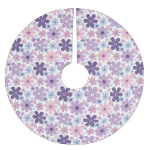 Jupon De Sapin En Polyester Brossé Motif floral Y2K