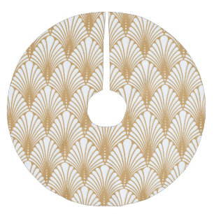 Jupon De Sapin En Polyester Brossé Motif géométrique arabesque vintage sans couture