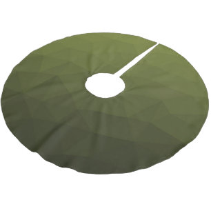 Jupon De Sapin En Polyester Brossé Motif géométrique du maillage vert de l'Armée