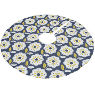 Jupon De Sapin En Polyester Brossé Motif géométrique vintage