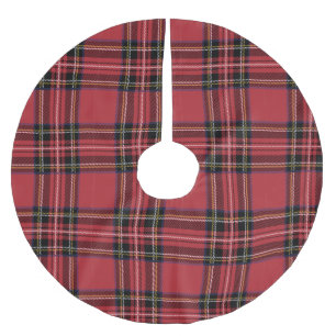 Jupon De Sapin En Polyester Brossé Motif Red Flannel