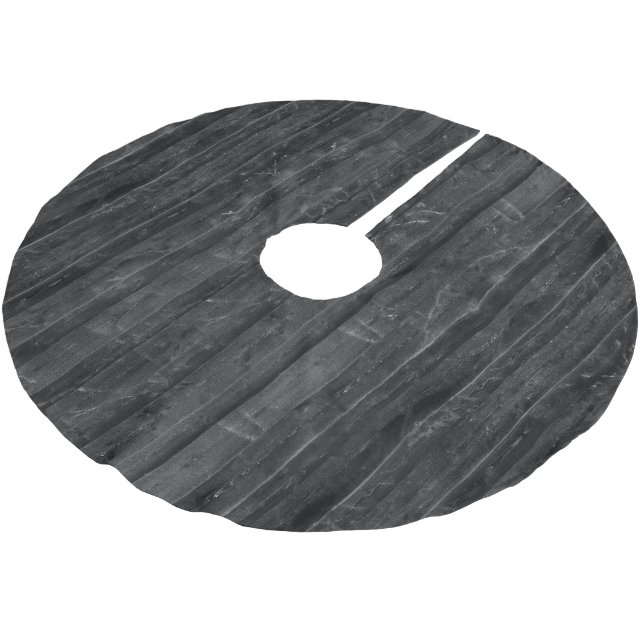 Jupon De Sapin En Polyester Brossé Motif texturé en bois gris foncé (Angle)