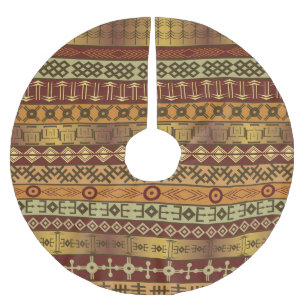 Jupon De Sapin En Polyester Brossé Motifs ethniques africains, arrière - plan ornemen