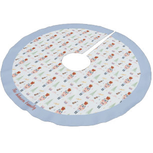 Jupon De Sapin En Polyester Brossé Musique de ballet de casserole bleu d'hiver