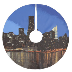 Jupon De Sapin En Polyester Brossé New York001Q-7874px