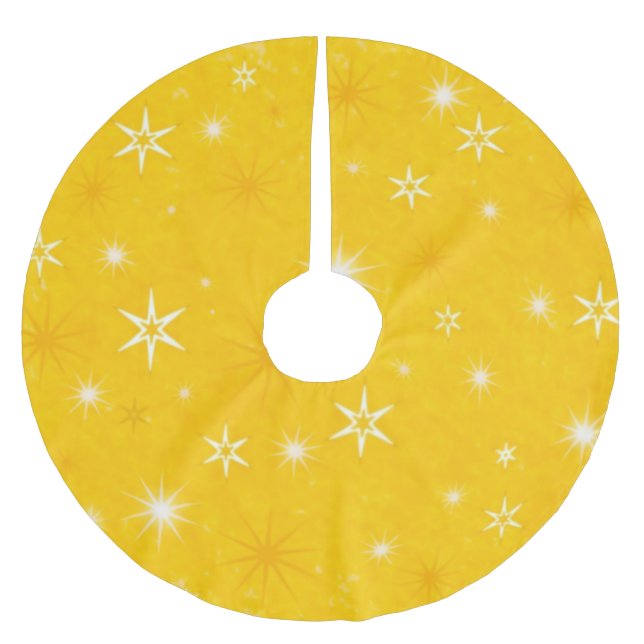 Jupon De Sapin En Polyester Brossé Noël 2014-0909 (Devant)