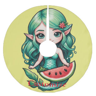 Jupon De Sapin En Polyester Brossé Noël en juillet Elf Mermaid Thunder_Cove