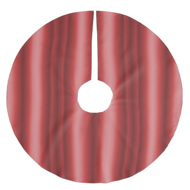 Jupon De Sapin En Polyester Brossé Noël rouge (Devant)