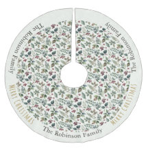 Noël rustique à motifs floraux Botanique élégant