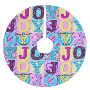 Jupon De Sapin En Polyester Brossé Noël Y2K