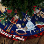 Jupon De Sapin En Polyester Brossé Nutcracker Christmas Ballet Aquarelle Vintage<br><div class="desc">Ajoutez une touche de magie de vacances à votre décor de Noël avec cette superbe jupe Nutcracker Ballet Christmas Tree ! Doté de personnages classiques tels que les soldats de Nutcracker, le Mouse King, les fées de Sugarplum et Clara, ce design d'inspiration vintage donne vie au ballet bien-aimé sous votre...</div>