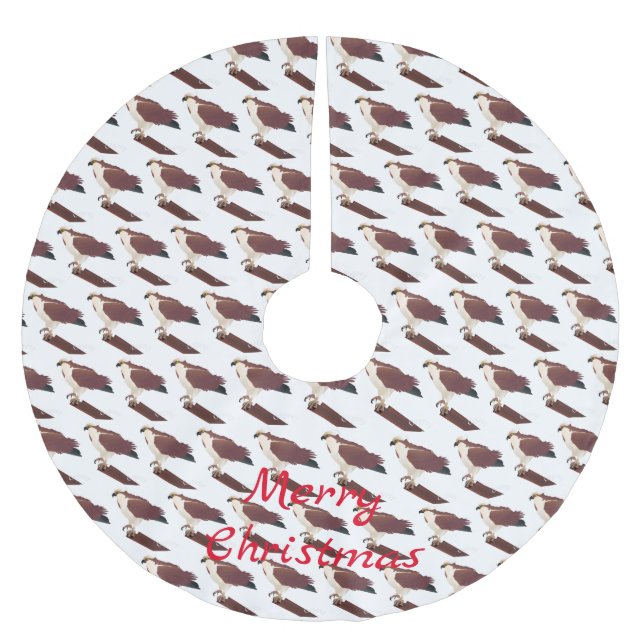Jupon De Sapin En Polyester Brossé Osprey Hawk Raptor Thunder_Cove (Devant)