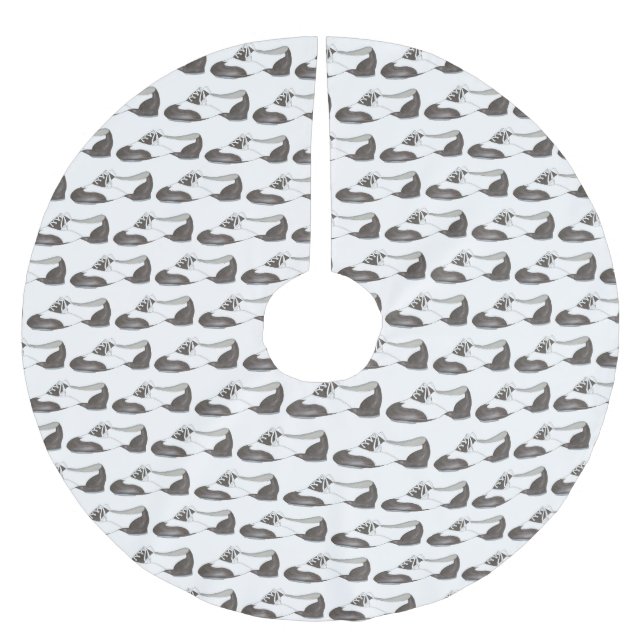 Jupon De Sapin En Polyester Brossé Oxford Tap Dance Enseignant Chaussure Tapdance Stu (Devant)