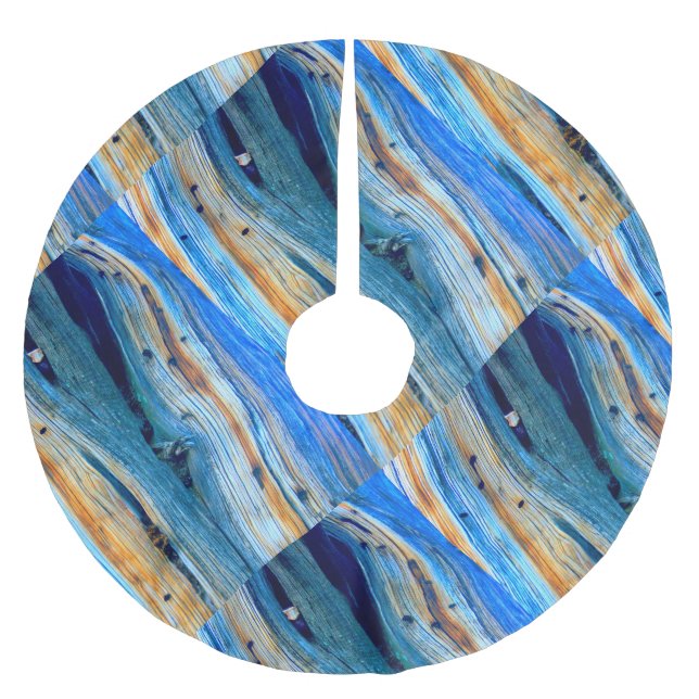 Jupon De Sapin En Polyester Brossé Panneaux juniors patinés (Devant)