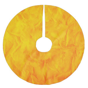 Jupon De Sapin En Polyester Brossé PAPIER Arrière - plan TEXTURE - orange jaune