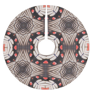 Jupon De Sapin En Polyester Brossé Papillons : Beau Motif sans couture