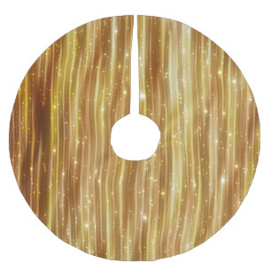 Jupon De Sapin En Polyester Brossé Parties scintillant d'or : Arrière - plan Abstrait