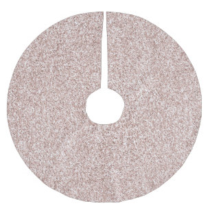 Jupon De Sapin En Polyester Brossé Parties scintillant rose brillante