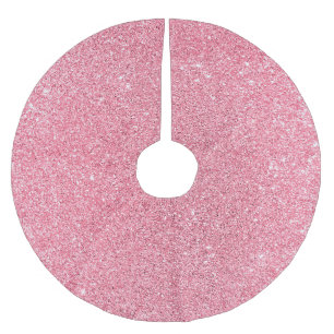 Jupon De Sapin En Polyester Brossé Parties scintillant rose, texture abstraite de Noë