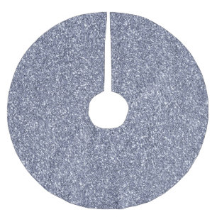 Jupon De Sapin En Polyester Brossé Parties scintillant violet Luxe