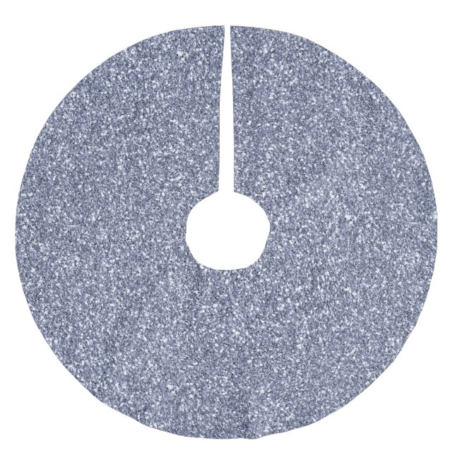 Jupon De Sapin En Polyester Brossé Parties scintillant violet Luxe (Devant)