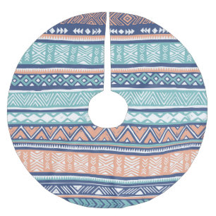 Jupon De Sapin En Polyester Brossé Pastel tribal Navajo : motif sans soudure.