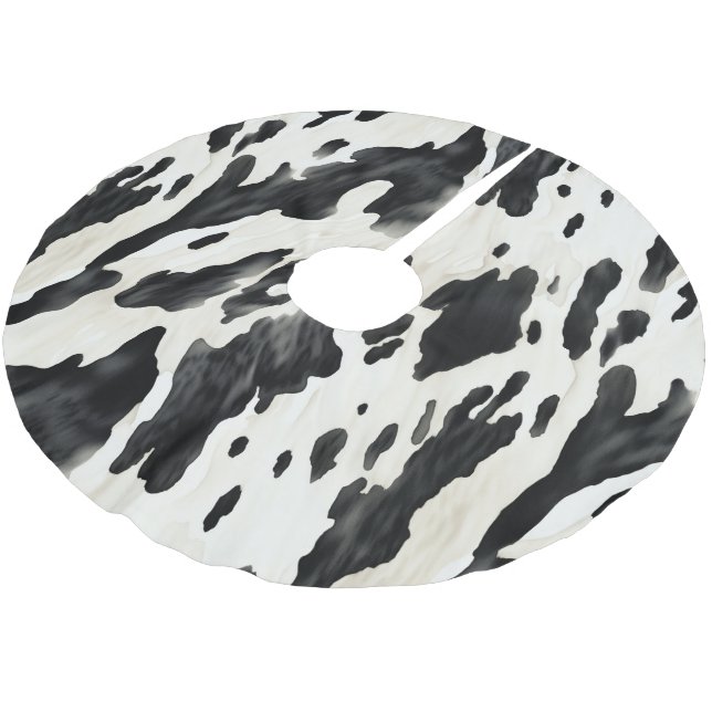 Jupon De Sapin En Polyester Brossé Pays de vache d'animal de ferme occidental   (Angle)
