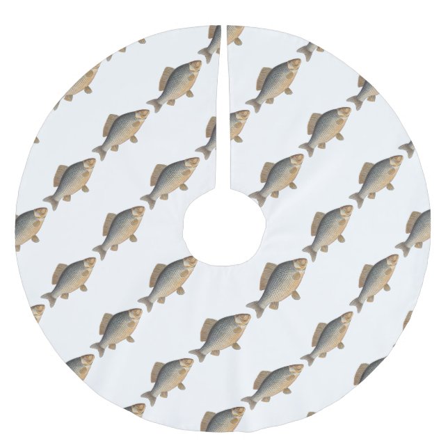 Jupon De Sapin En Polyester Brossé Pêche à la carpe peinture à l'eau douce (Devant)