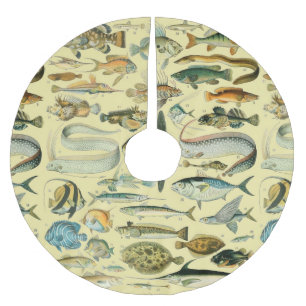 Jupon De Sapin En Polyester Brossé Pêche scientifique vintage