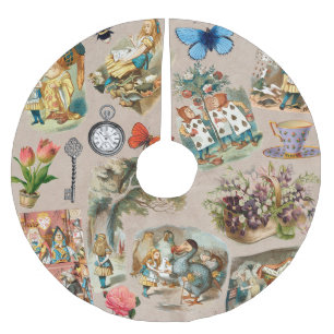 Jupon De Sapin En Polyester Brossé Pépinière Alice Colorée Classique des années 1800
