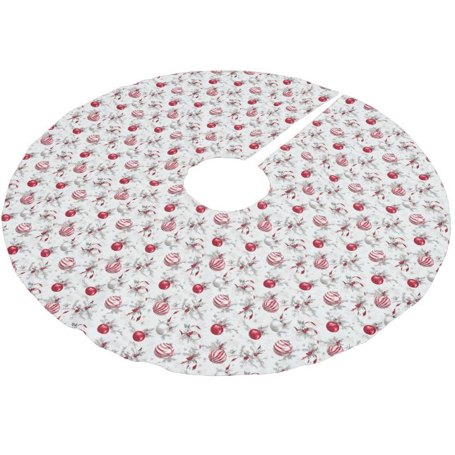 Jupon De Sapin En Polyester Brossé Pepperment Pepice Tree Jupe (Angle)