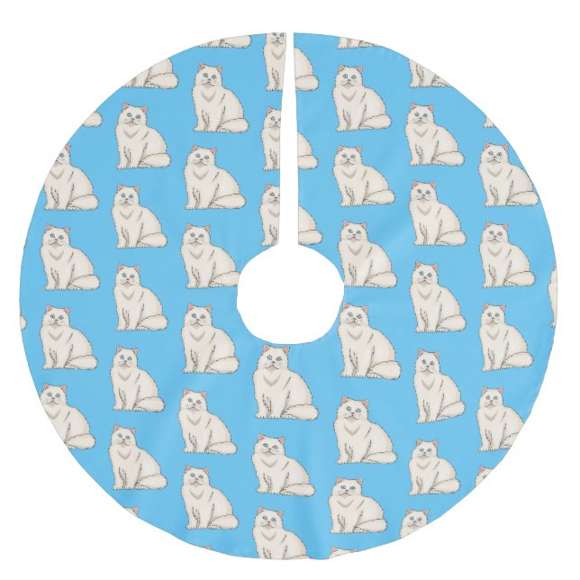 Jupon De Sapin En Polyester Brossé Persian cat (Devant)