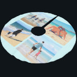 Jupon De Sapin En Polyester Brossé Personnalisez votre photo préférée Collage arbre j<br><div class="desc">Jupe d'arbre de Noël avec collage photo personnalisé - Unique votre propre design - Famille personnalisée / Amis ou Jupe d'arbre personnel / Cadeau - Ajouter vos photos / ou texte - Redimensionner et déplacer des éléments avec outil de personnalisation! Choisissez la police / taille / couleur ! Bonne chance...</div>