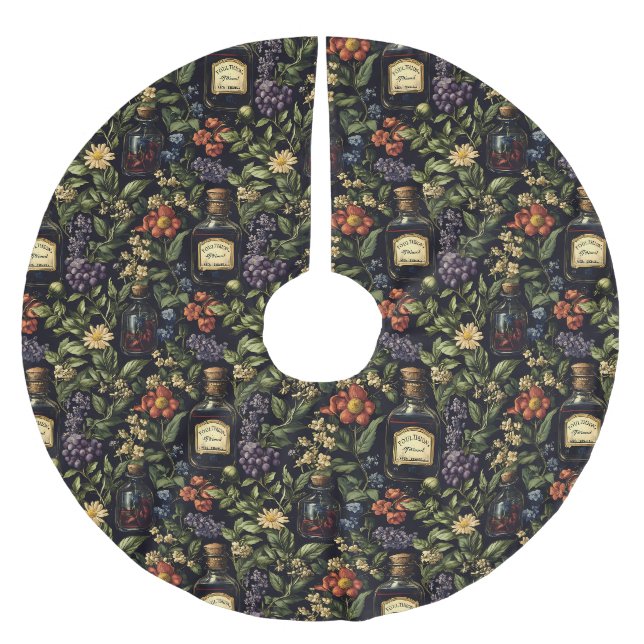 Jupon De Sapin En Polyester Brossé Pétales empoisonnés (Devant)