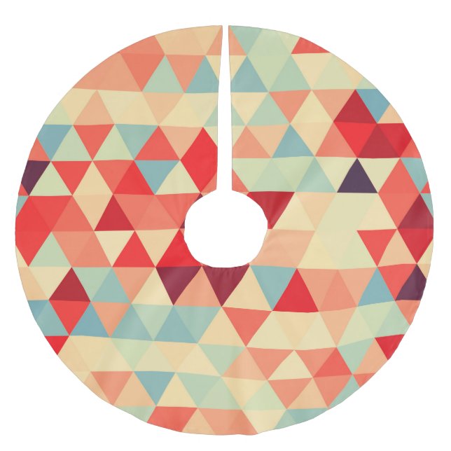 Jupon De Sapin En Polyester Brossé Pretty triangle pattern II + your ideas (Devant)