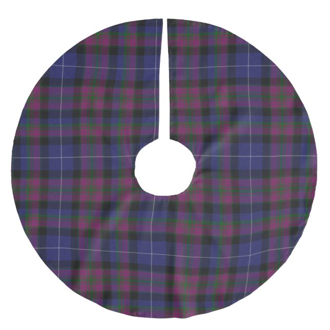 Jupon De Sapin En Polyester Brossé Pride of Scotland Tartan Plaid Tree Jupe (Devant)