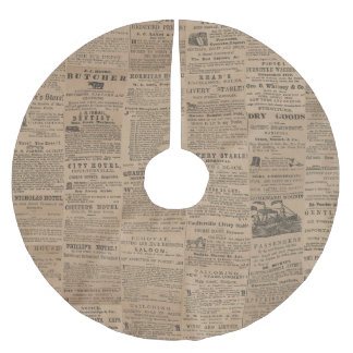 Jupon De Sapin En Polyester Brossé Publicités d'antan, NY 1856