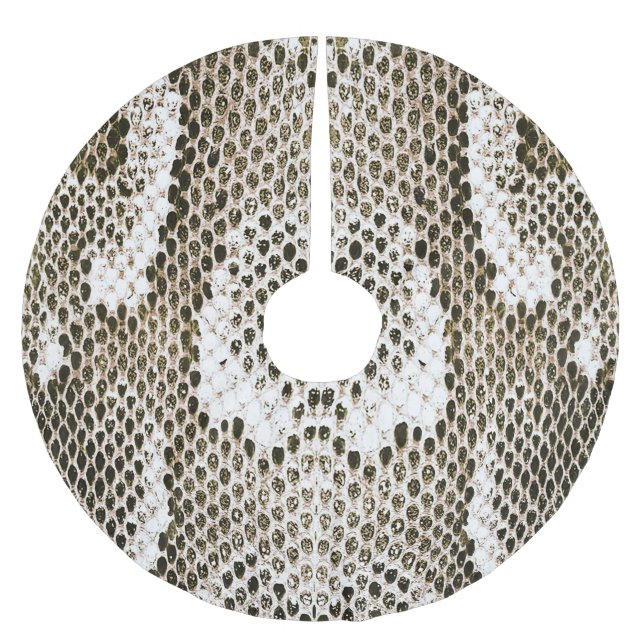 Jupon De Sapin En Polyester Brossé Python Skin : Design Motif animal (Devant)