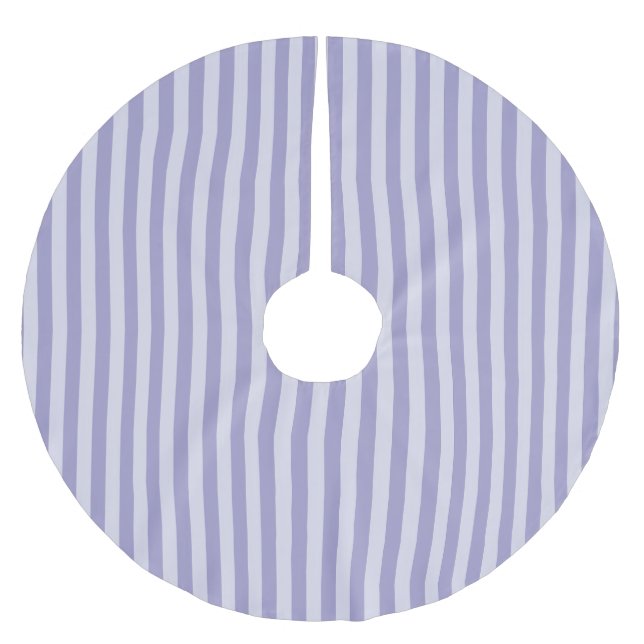Jupon De Sapin En Polyester Brossé Rayures violettes (Devant)