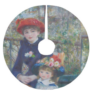 Jupon De Sapin En Polyester Brossé Renoir Deux Soeurs Terrasse Français Impressionnis