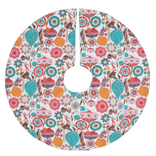 Jupon De Sapin En Polyester Brossé Rétro ornement